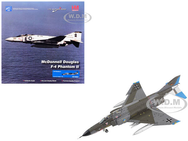 McDonnell Douglas F-4F Phantom II Fighter-Bomber Aircraft \