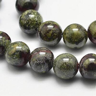 Natural Dragon Blood Beads Strands