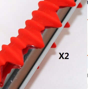 Microwave Oven Silicone Oven Heat Insulation Anti-scald Rack | Color: Red 2