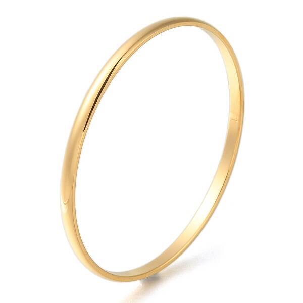 Ion Plating(IP) 304 Stainless Steel Plain Bangles