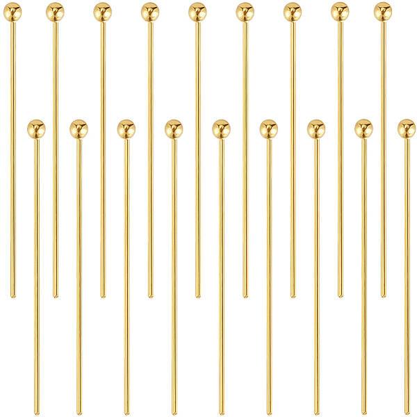 30Pcs 925 Sterling Silver Ball Head Pins