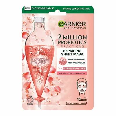 Garnier Regenerating Textile Mask With Probiotic Fractions Skin Naturale S (Repairing Sheet Mask) 22 G
