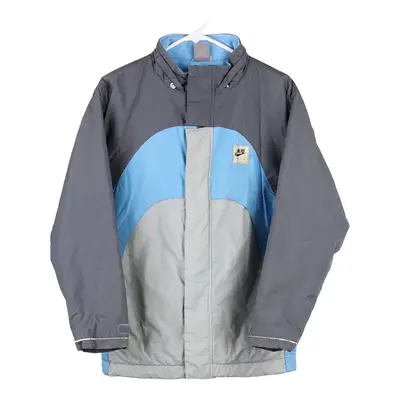 Age 12-13 Nike Jacket - Large Grey Nylon | Size: large