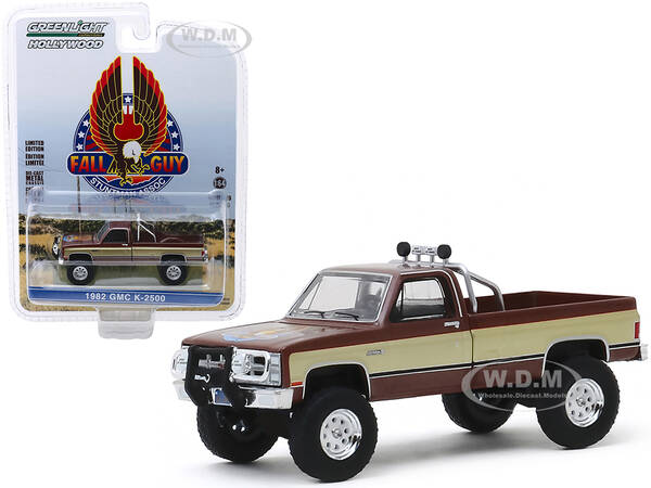 1982 GMC K-2500 Pickup Truck Brown Metallic with Gold Stripes \