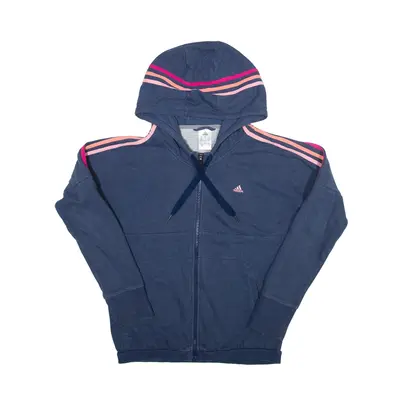 ADIDAS 2013 Hoodie Blue Full Zip Womens S
