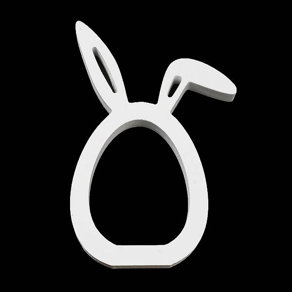 Easter Wood Rabbit Figurines