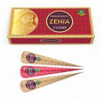 Pack of 3 - 25g Fresh Zenia Natural Henna Cones