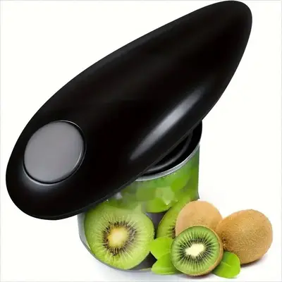 Can Opener, Creative Oval Shaped Can Opener with Smooth Edge, Portable Can Opener for Home Kitchen Outdoor Camping Picnic, Ki...