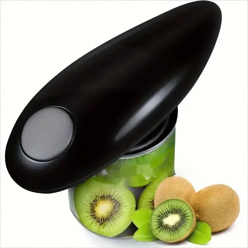 Can Opener, Creative Oval Shaped Can Opener with Smooth Edge, Portable Can Opener for Home Kitchen Outdoor Camping Picnic, Ki...