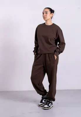 Organic Cotton Sweatpants, Hot Fudge | Size: XS