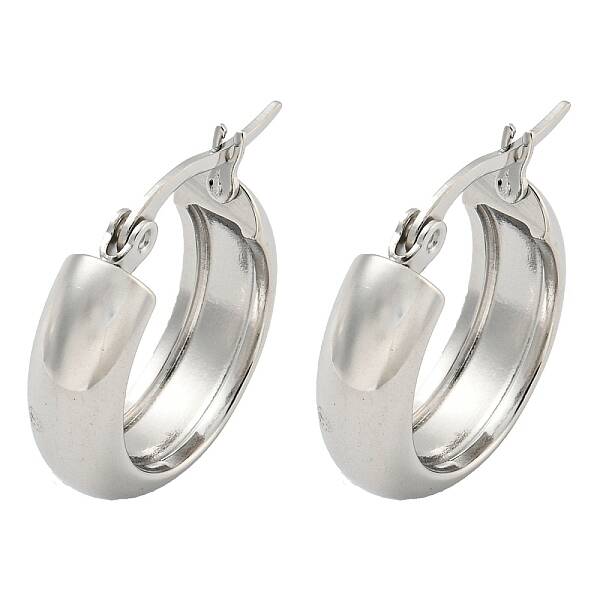 Tarnish Resistant 202 Stainless Steel Hoop Earrings