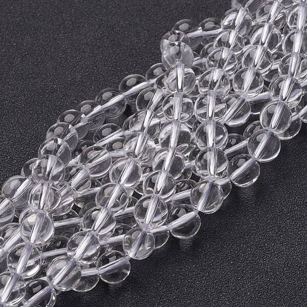 Synthetic Quartz Crystal Beads Strands