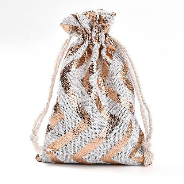 Christmas Theme Cotton Fabric Cloth Bag