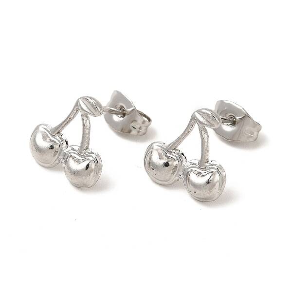 Non-Tarnish 304 Stainless Steel Stud Earrings for Women