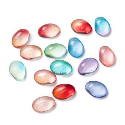 Transparent Glass Cabochons