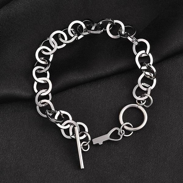 Tarnish Resistant 304 Stainless Steel Cable Chain Bracelets