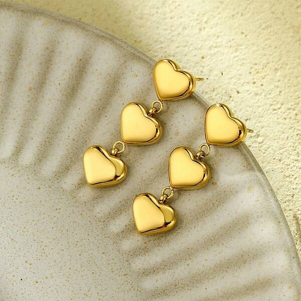 304 Stainless Steel Stud Earrings