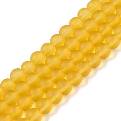 Transparent Glass Bead Strands