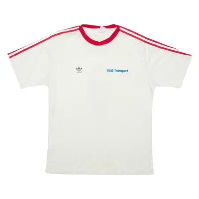 ADIDAS V.A.G Transport Mens Football Shirt T-Shirt Beige Crew Neck XL