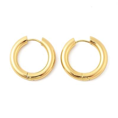 202 Stainless Steel Huggie Hoop Earrings