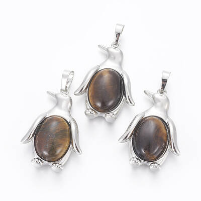 Natural Tiger Eye Pendants