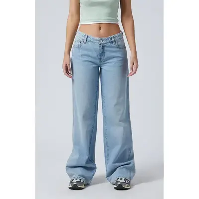 Pacsun Women's Casey Low Rise Baggy Jeans Indigo