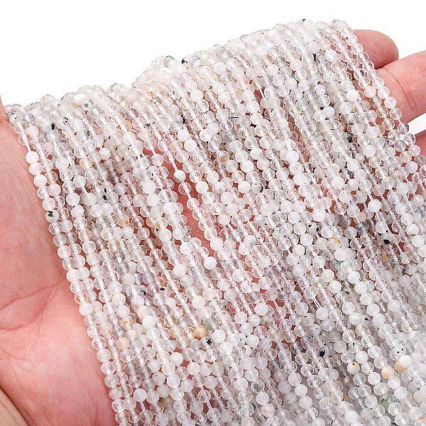 Natural Quartz Crystal Beads Strands