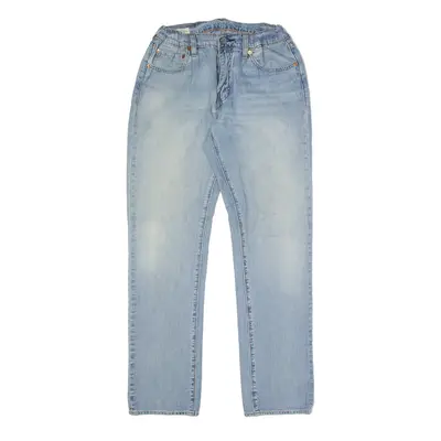 LEVI'S 511 Premium Jeans Blue Denim Slim Skinny Stone Wash Womens W26 L32
