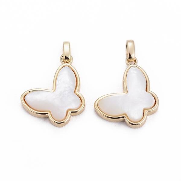 Natural White Shell Mother of Pearl Shell Pendants