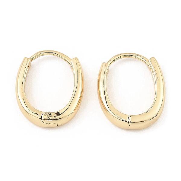 Brass Hoop Earrings