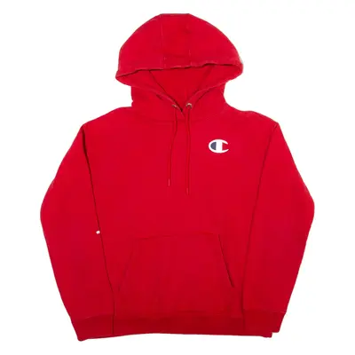 CHAMPION Mens Red Hoodie M
