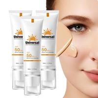 1/2/3Pack Sunscreen To Prevent Sunburn And Tanning Universal Protector Solar Spf 50, Protector Solar Con Color,  Facial Skinc...