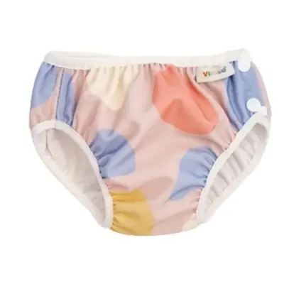 Vimse Super Large Swim Diaper-Pants, Pink Shapes