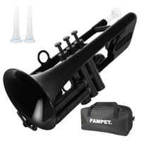 SEA LION Professional Plastic Bb Trumpet Portable Standard Trumpet Set for Student Beginner Bb Trumpet Instrument Durable