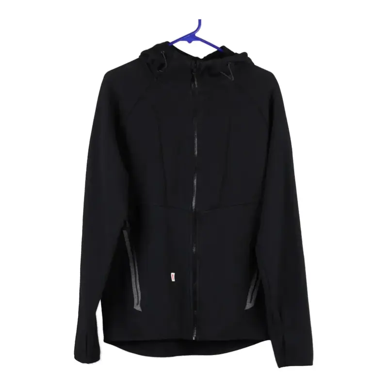 Champion Zip Up - Medium Black Cotton Blend
