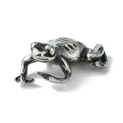 Retro 304 Stainless Steel Frog Figurines