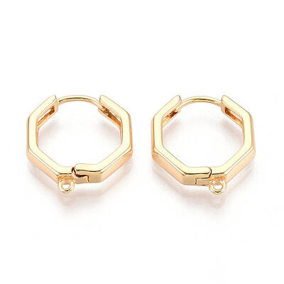 Brass Hoop Earring Findings