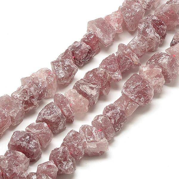 Natural Strawberry Quartz Beads Strands