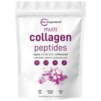 Micro Ingredients Multi Collagen Peptides Powder, 8oz