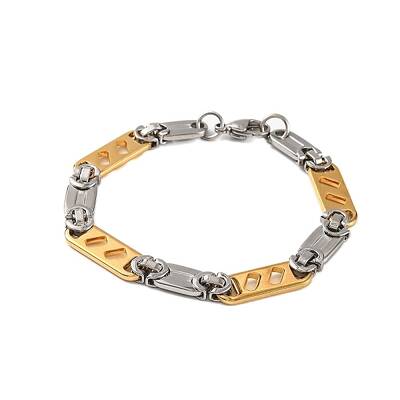 201 Stainless Steel Oval Link Chain Bracelets