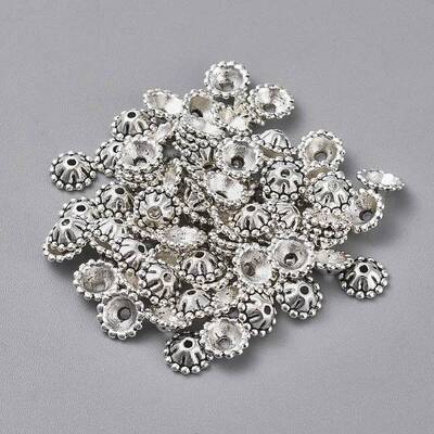 Tibetan Silver Bead Caps