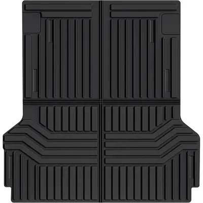 All-Weather Cargo Mat for Ford Maverick Hybrid 2022-2025, TPE Truck Bed Liner, Black