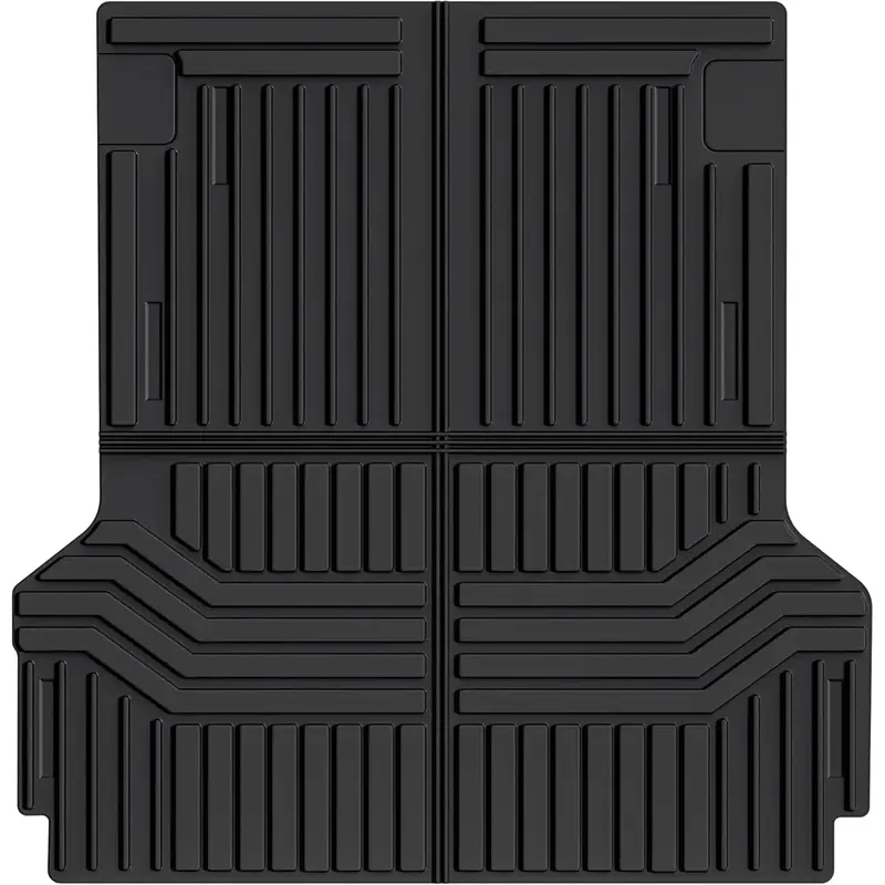 All-Weather Cargo Mat for Ford Maverick Hybrid 2022-2025, TPE Truck Bed Liner, Black