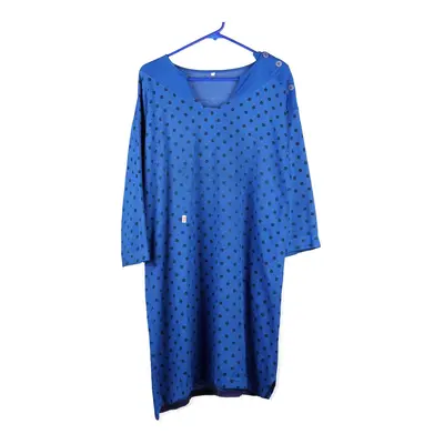 Unbranded Jumper Dress - XL Blue Cotton