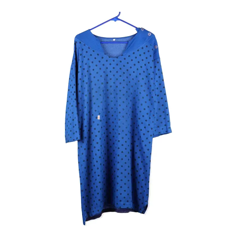 Unbranded Jumper Dress - XL Blue Cotton