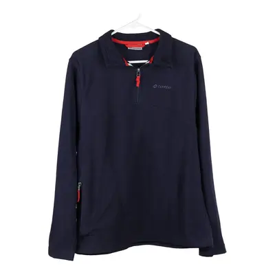 Lotto Fleece - Large Navy Polyester