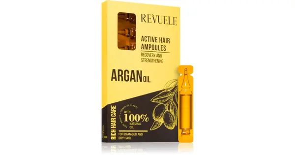 Revuele oil of Argan Oil Active Vial for Damaged and Dry Hair 8x5 ml