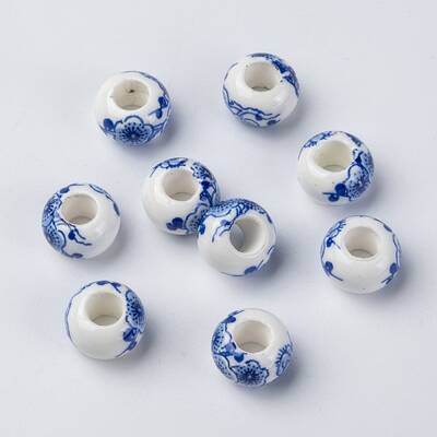 Handmade Porcelain European Beads
