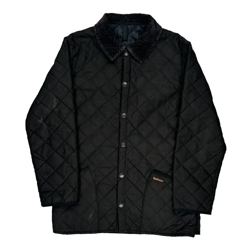 Barbour Jacket - Large Black Polyester