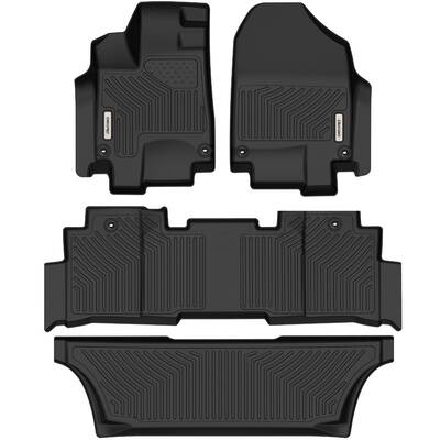 OEDRO Floor Mats for 2018-2025 Honda Odyssey, 1st, 2nd, and 3rd Row Full Set Liners